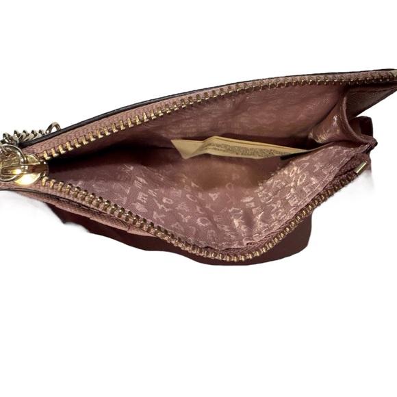 KATE SPADE Dusty Pink Gold Key Ring Card Holder - Picture 3 of 12